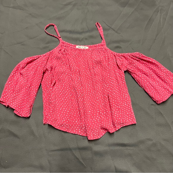 🌴Girls Billabong Forever Fun Cold Shoulder Long Sleeve - Picture 3 of 5